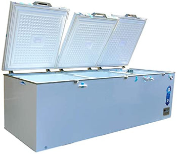 Congelador tapa cerrada horizontal tres puertas. 48 Pies³