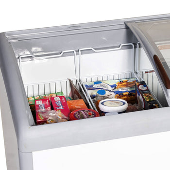 Congelador tapa de vidrio curvo 13 pies³