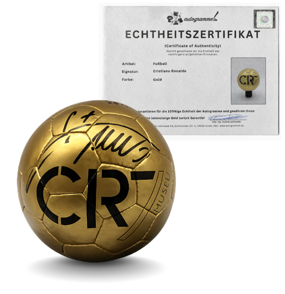 Balón de Cristiano Ronaldo