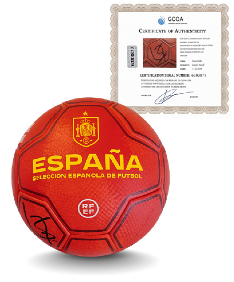 Balón de Lamine Yamal